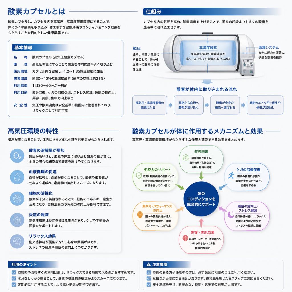 2. 酸素カプセルとは？