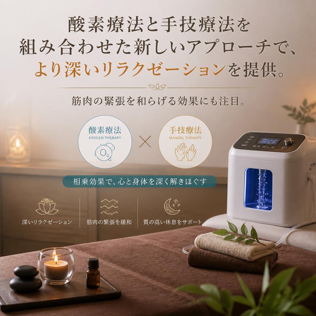 3. 酸素療法とともみほぐしの相乗効果